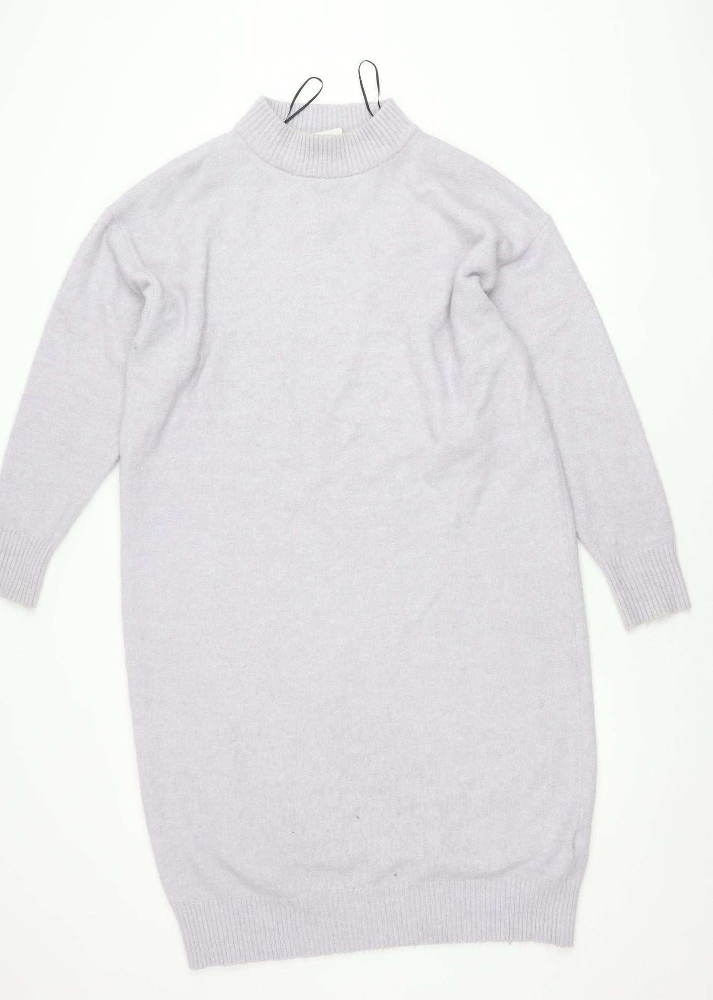 Monki Women’s Purple Crew Neck Long Sleeve Pullover Jumper S