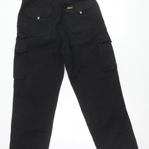 TuffStuff Men's Black Cargo Work Trousers 34W 30L Regular Fit