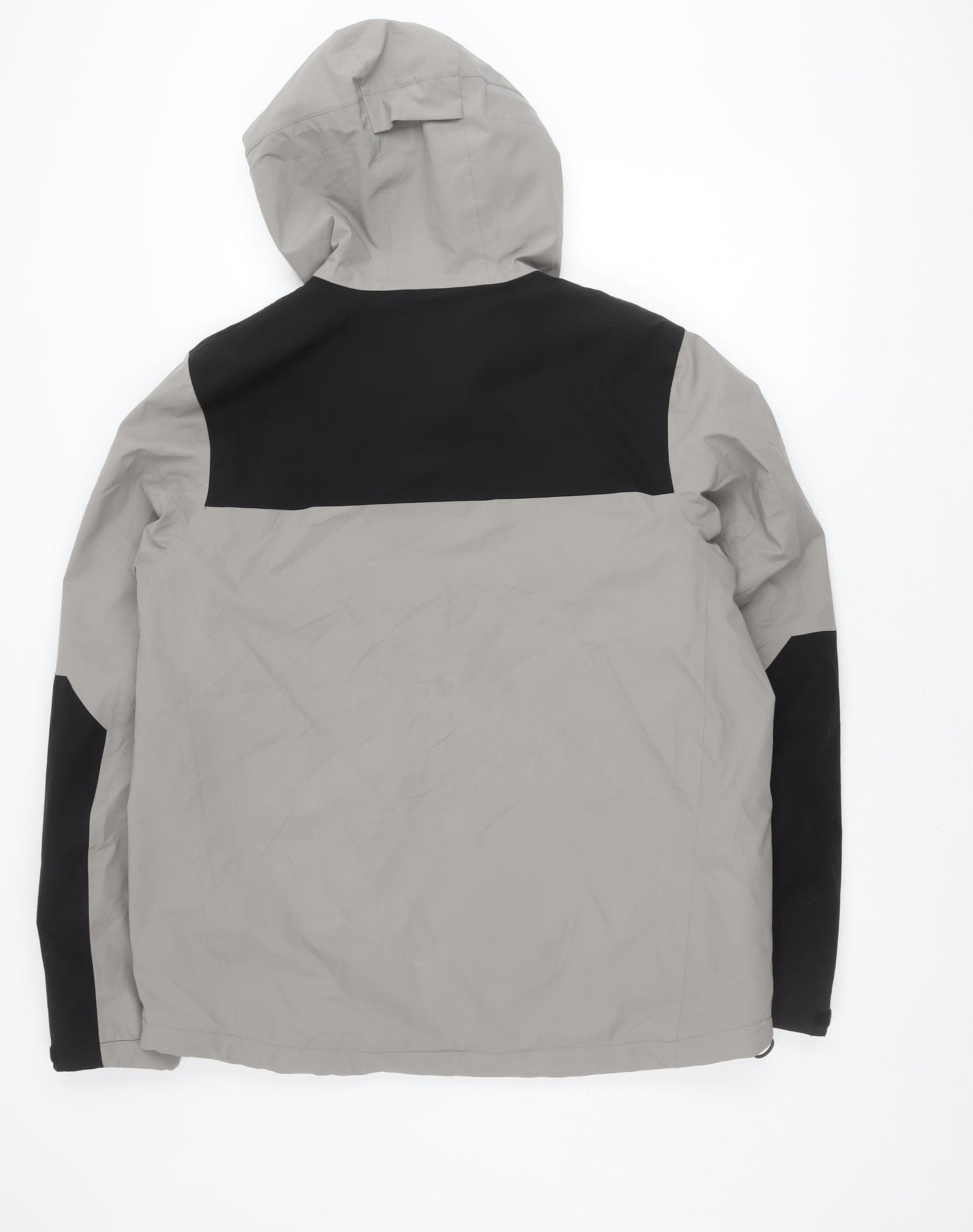 Marks and Spencer Men's Grey Waterproof Mid-Length Rain Coat Jacket L