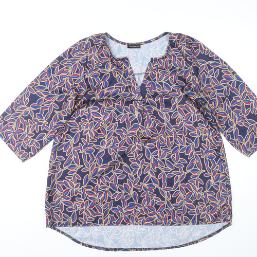 Luca Vanucci Women’s Multicoloured Floral Tunic Blouse M