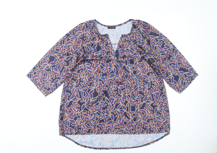 Luca Vanucci Women’s Multicoloured Floral Tunic Blouse M