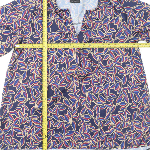 Luca Vanucci Women’s Multicoloured Floral Tunic Blouse M