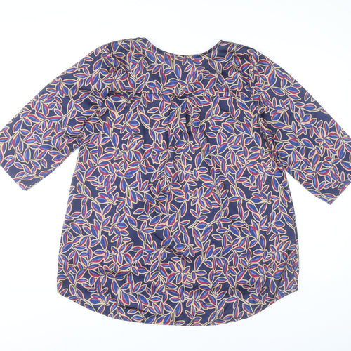 Luca Vanucci Women’s Multicoloured Floral Tunic Blouse M
