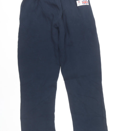 Team GB Women’s Blue Fleece Sweatpants M Straight Leg Logo