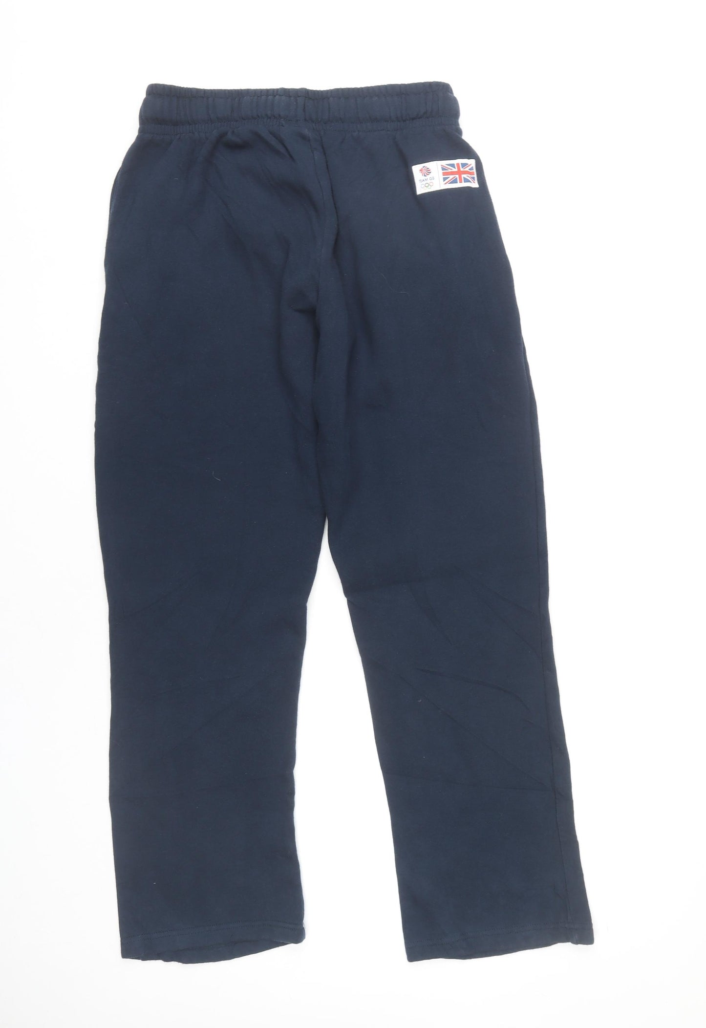 Team GB Women’s Blue Fleece Sweatpants M Straight Leg Logo