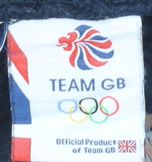 Team GB Women’s Blue Fleece Sweatpants M Straight Leg Logo