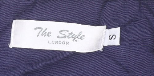 The Style London Women’s Blue Open Jacket S Mid-Length Polyester