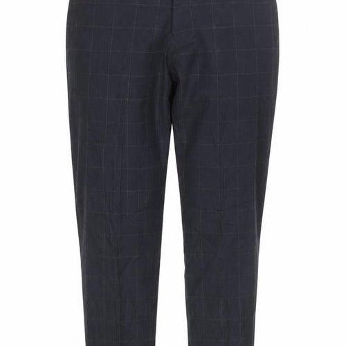 The Spitalfields Clothing Co. Womens Black Check Dress Pants 16 Regular