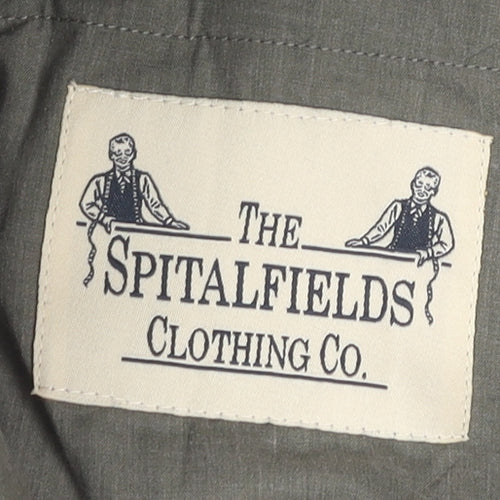 The Spitalfields Clothing Co. Womens Black Check Dress Pants 16 Regular