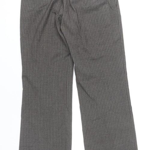 Zara Basic Women’s Grey Pinstripe Tailored Trousers Size 8