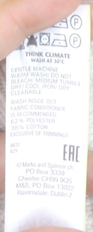 Marks and Spencer Men's Ivory Cable-Knit Cardigan M Regular Fit