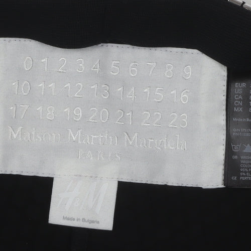 Maison Martin Margiela Women’s Silver Geometric Leggings Size 10 Party Wear
