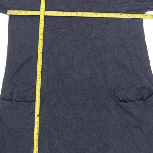 Seasalt Cornwall Women’s Blue Size 16 Shift Knit Knee Length Dress