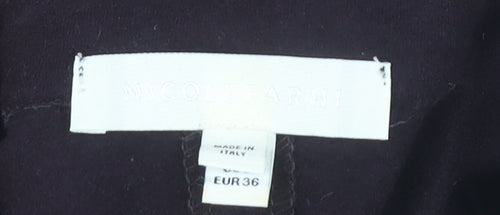 Nicole Farhi Women's Black Wool Cotton Sheath Dress UK 6 Knee Length