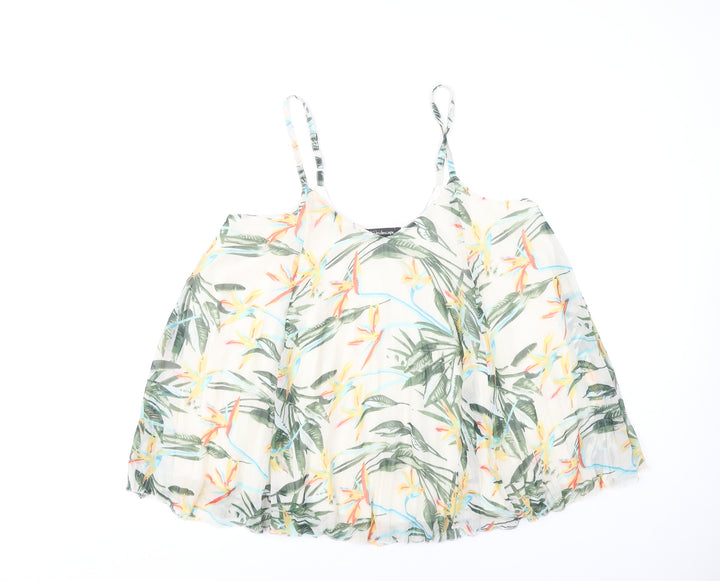 Kaleidoscope Women’s Multicoloured Tropical Camisole Tank Top UK 12