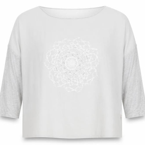 Mint Velvet Women’s Grey Beaded Embroidered Blouse UK 18