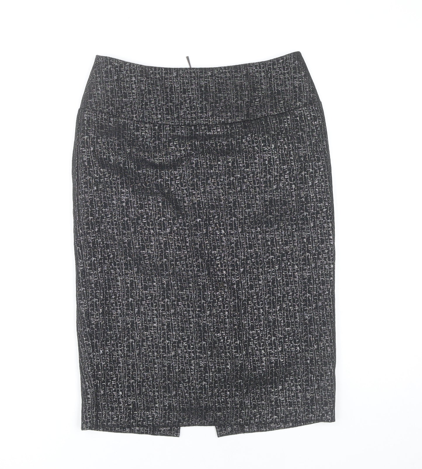 Marks & Spencer Women’s Black Mix Size 8 Pencil Skirt Lined Workwear