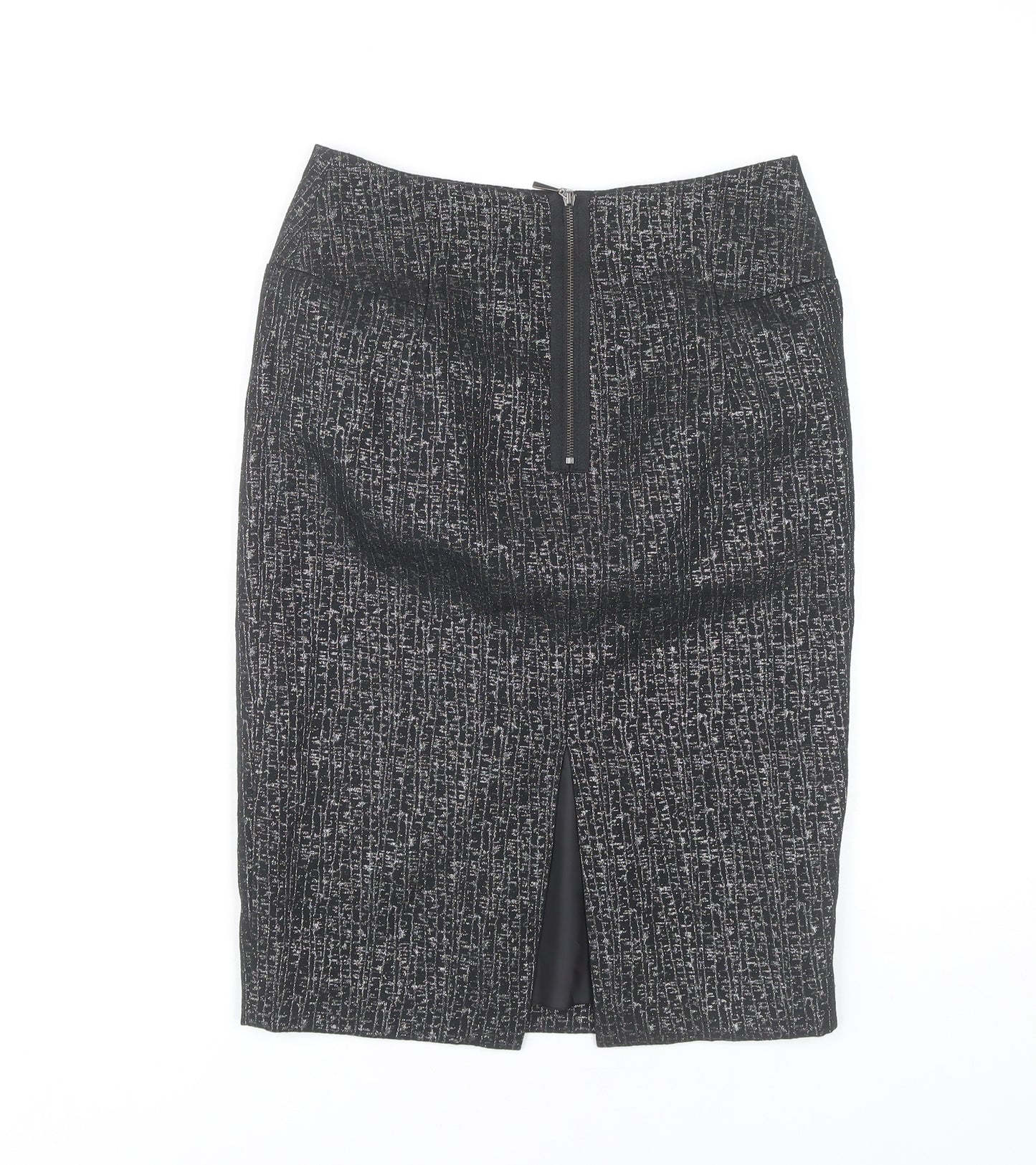 Marks & Spencer Women’s Black Mix Size 8 Pencil Skirt Lined Workwear