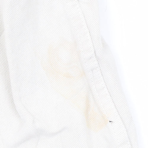 ZARA Men Beige Relaxed Fit Long Sleeve Button-Up Shirt L 48in