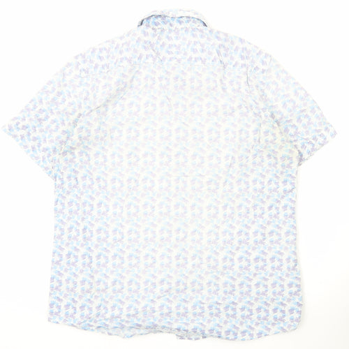 North Coast Men's Multicoloured Tropical Floral Cotton Shirt L