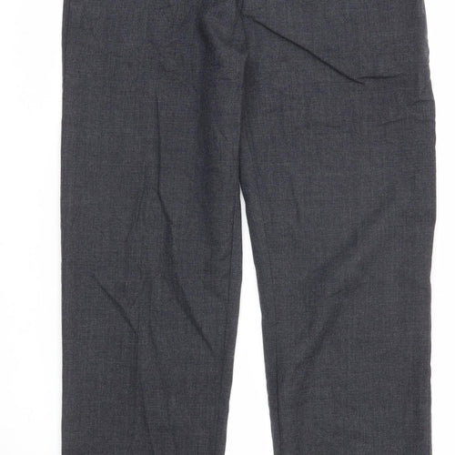 John Lewis Boys Grey 15Y Regular Fit Wool Blend Dress Trousers School Formal