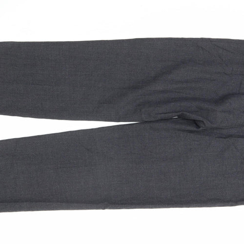 John Lewis Boys Grey 15Y Regular Fit Wool Blend Dress Trousers School Formal