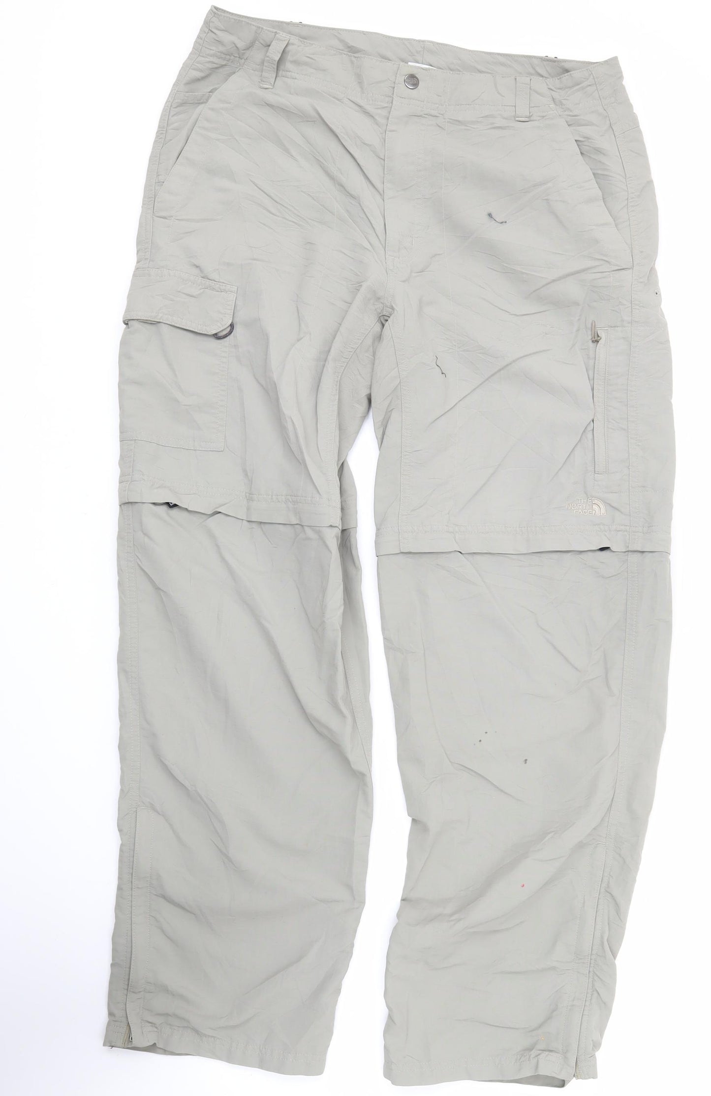 The North Face Men's Grey 34 Walking Trousers Lightweight Outdoor Hiking