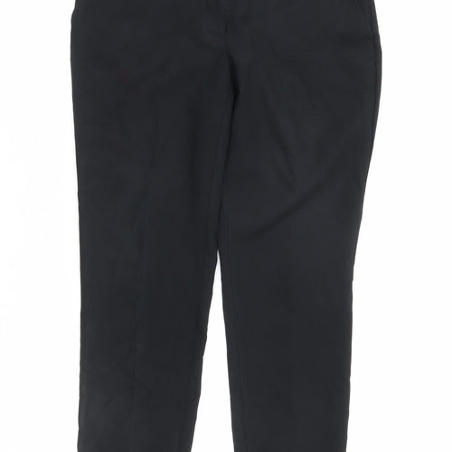Dorothy Perkins Women's Black UK 10 Straight Leg Work Trousers
