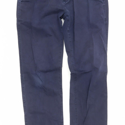 Gap Men's Blue Khakis Trousers 29W 30L Regular Fit Cotton Stretch