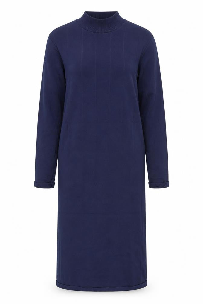 ASOS Women’s Blue Size 6 Bodycon Knit High Neck Long Sleeve Knee Length Dress