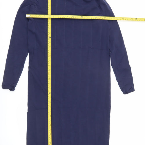 ASOS Women’s Blue Size 6 Bodycon Knit High Neck Long Sleeve Knee Length Dress