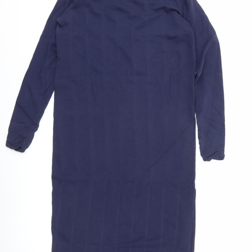 ASOS Women’s Blue Size 6 Bodycon Knit High Neck Long Sleeve Knee Length Dress