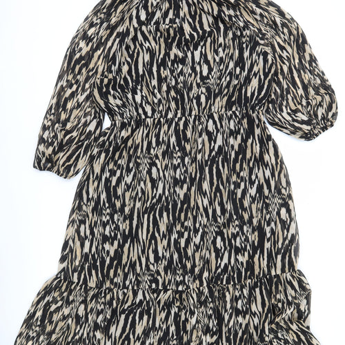 JD Williams Women’s Animal Print Midi A-Line Dress Size 16