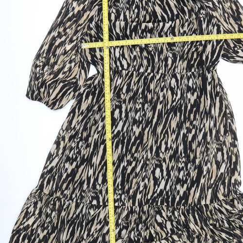 JD Williams Women’s Animal Print Midi A-Line Dress Size 16