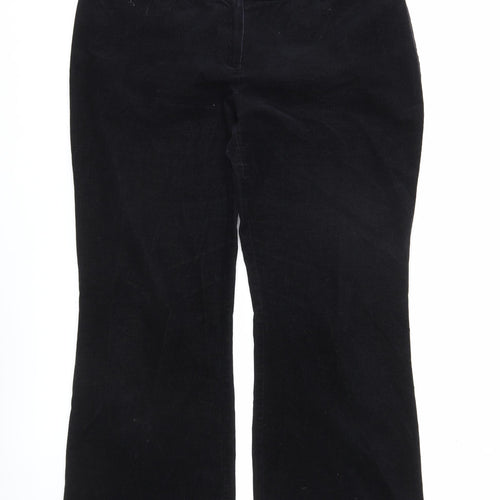 Next Women’s Black Trousers Size 18 Tall Cotton Blend