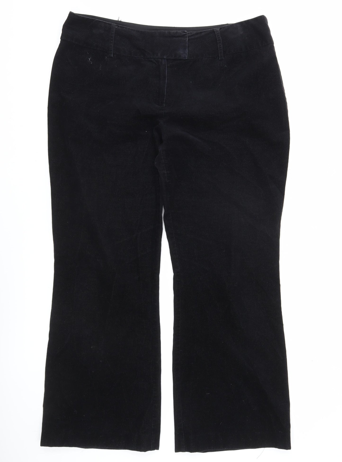 Next Women’s Black Trousers Size 18 Tall Cotton Blend