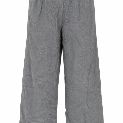 Anne Klein II Women's Grey High Rise Pleated Trousers Size 10