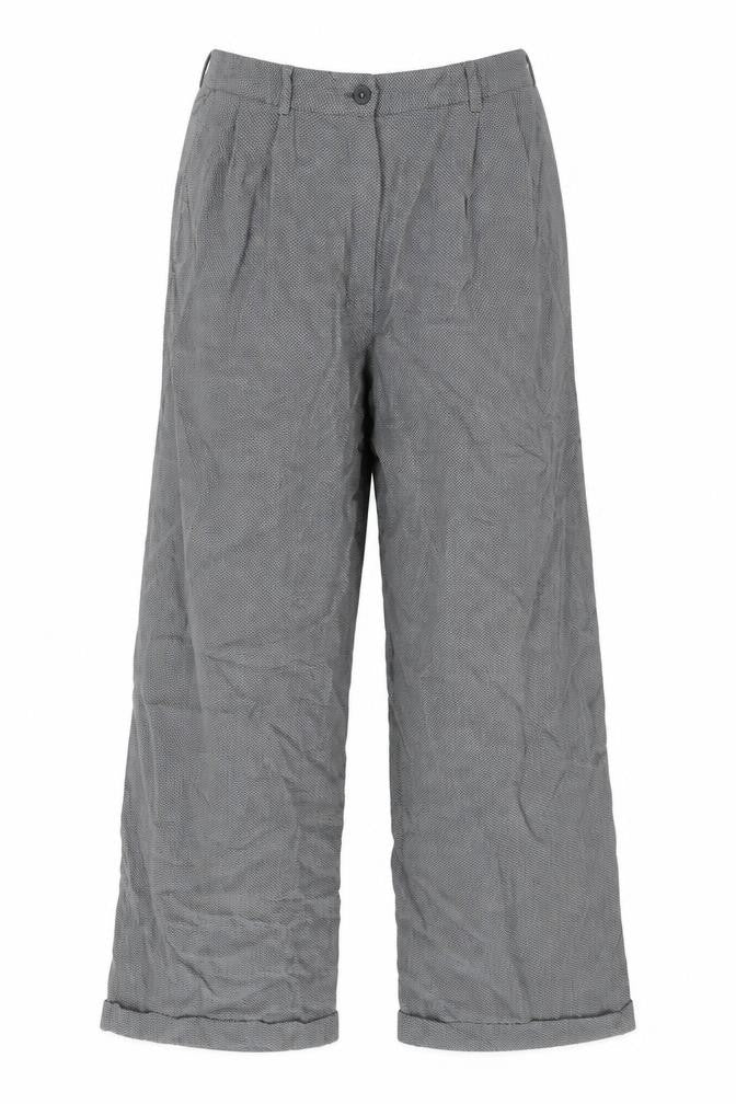 Anne Klein II Women's Grey High Rise Pleated Trousers Size 10