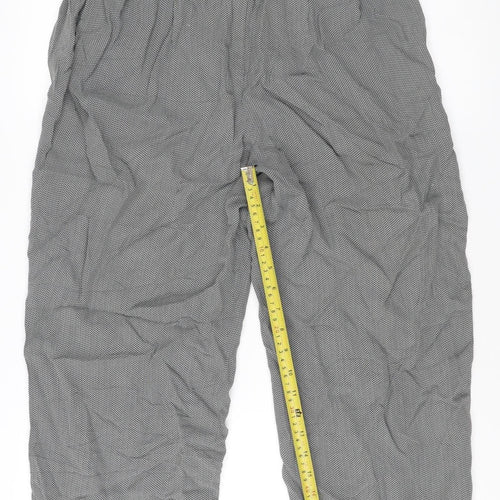 Anne Klein II Women's Grey High Rise Pleated Trousers Size 10
