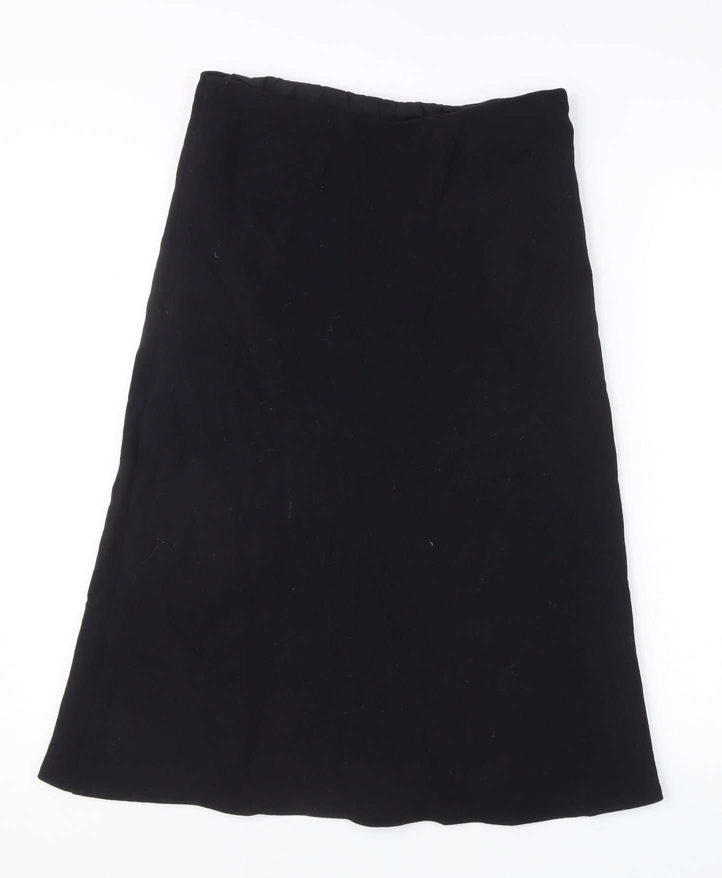 Marks and Spencer Women’s Black Size 8 A-Line Midi Skirt