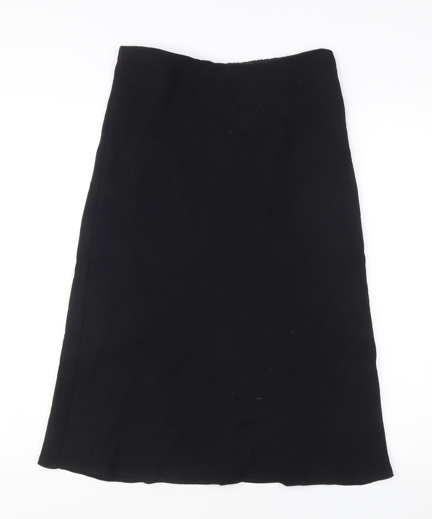 Marks and Spencer Women’s Black Size 8 A-Line Midi Skirt