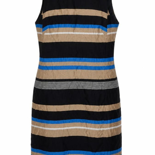 Marks and Spencer Autograph Women’s Multicoloured Stripe Sheath Dress Size 8