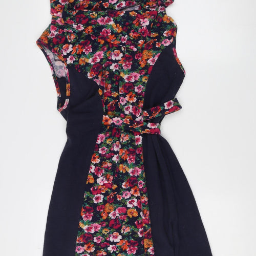 Izabel London Women’s Multicoloured Floral A-Line Dress Size 12