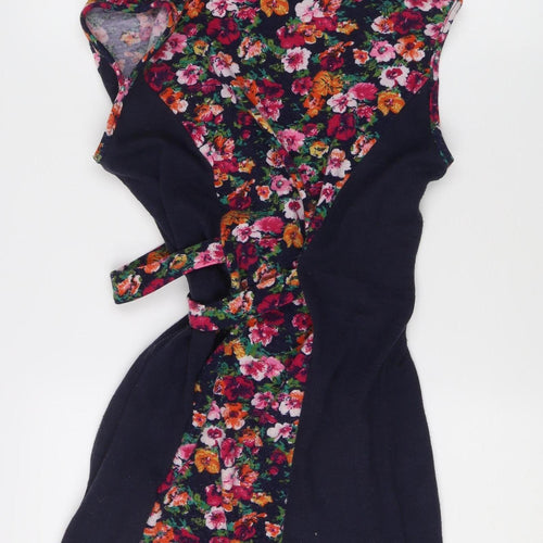 Izabel London Women’s Multicoloured Floral A-Line Dress Size 12