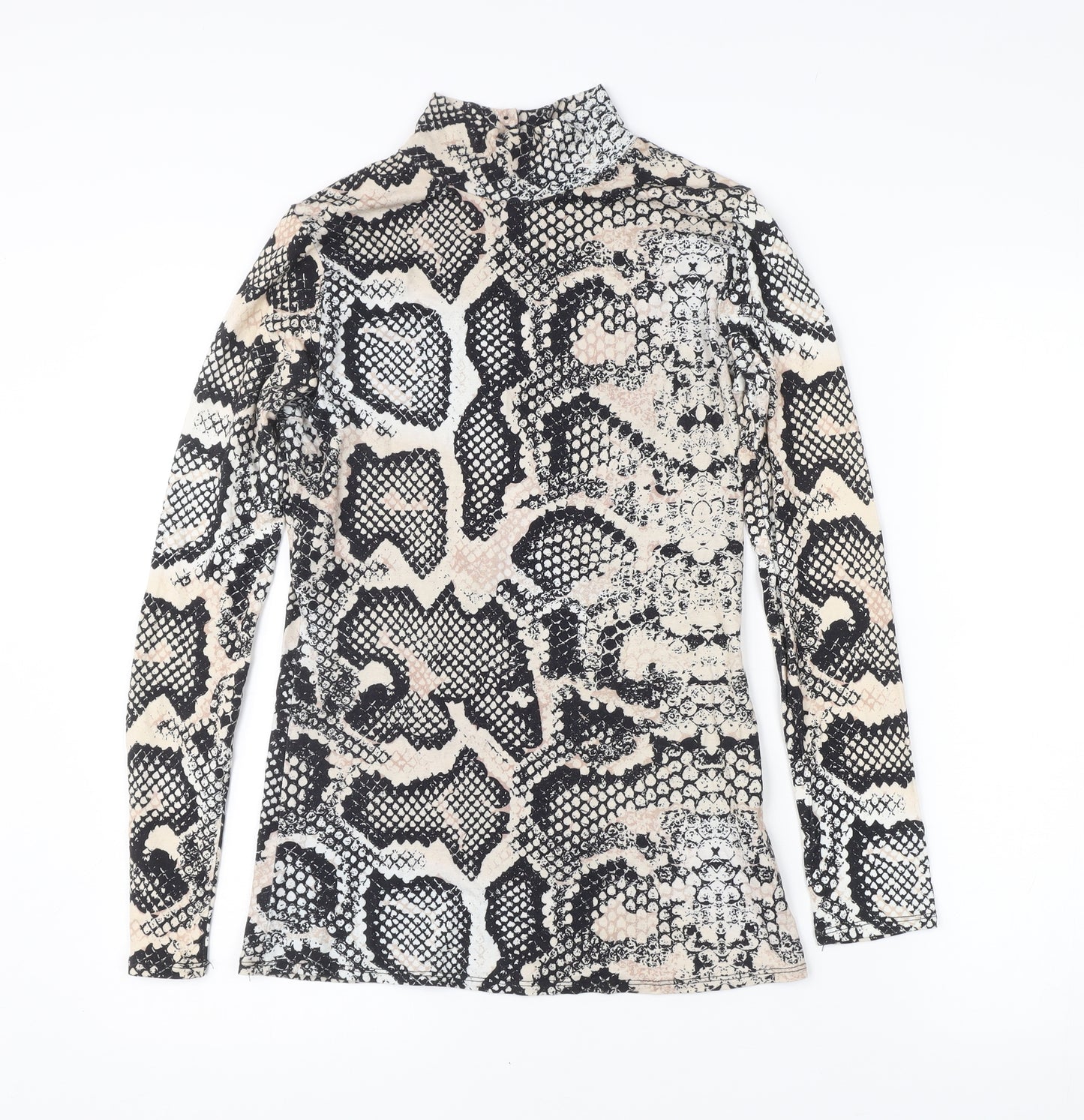 Dorothy Perkins Women’s Multicoloured Snake Print Long Sleeve Top UK 10