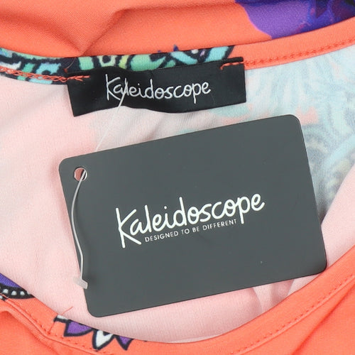 Kaleidoscope Women’s Orange Size 14 Midi Tank Dress Paisley Floral