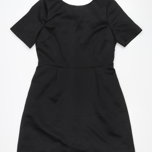 Marks and Spencer Women’s Black Short A-Line Dress UK 14
