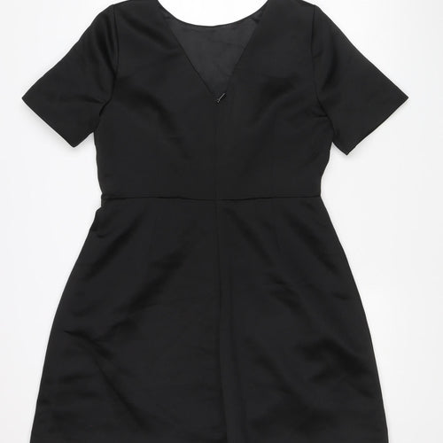 Marks and Spencer Women’s Black Short A-Line Dress UK 14