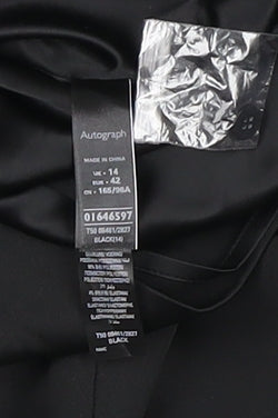 Marks and Spencer Women’s Black Short A-Line Dress UK 14