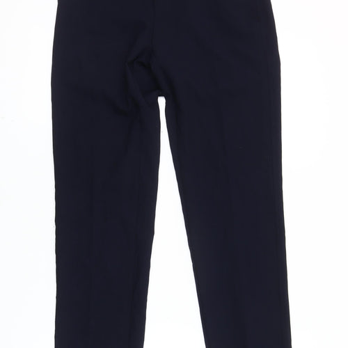 Marks and Spencer Men's Blue Slim Fit Straight Leg Trousers 26W 29L